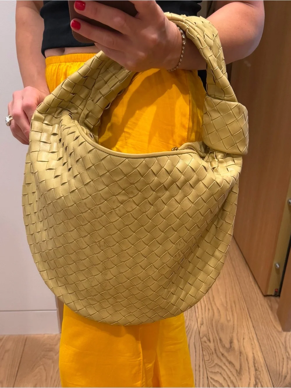 Bottega Veneta Intrecciato Jodie bag in size medium.